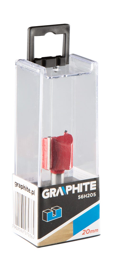 Frez palcowy dwuostrzowy 20x19 mm, trzpień 8 mm 3