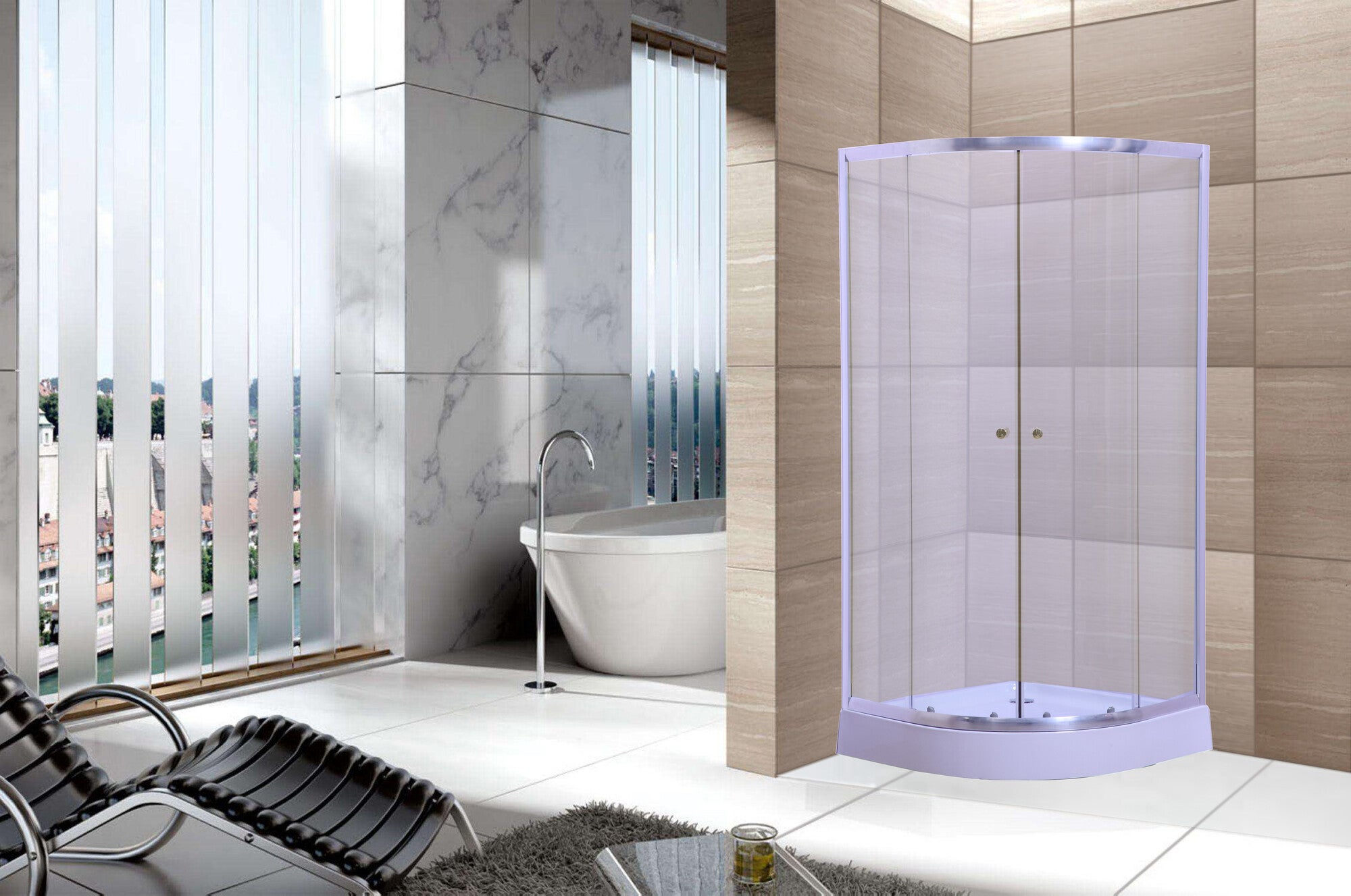 Kabina prysznicowa Savana Kora 80x80 z brodzikiem 1