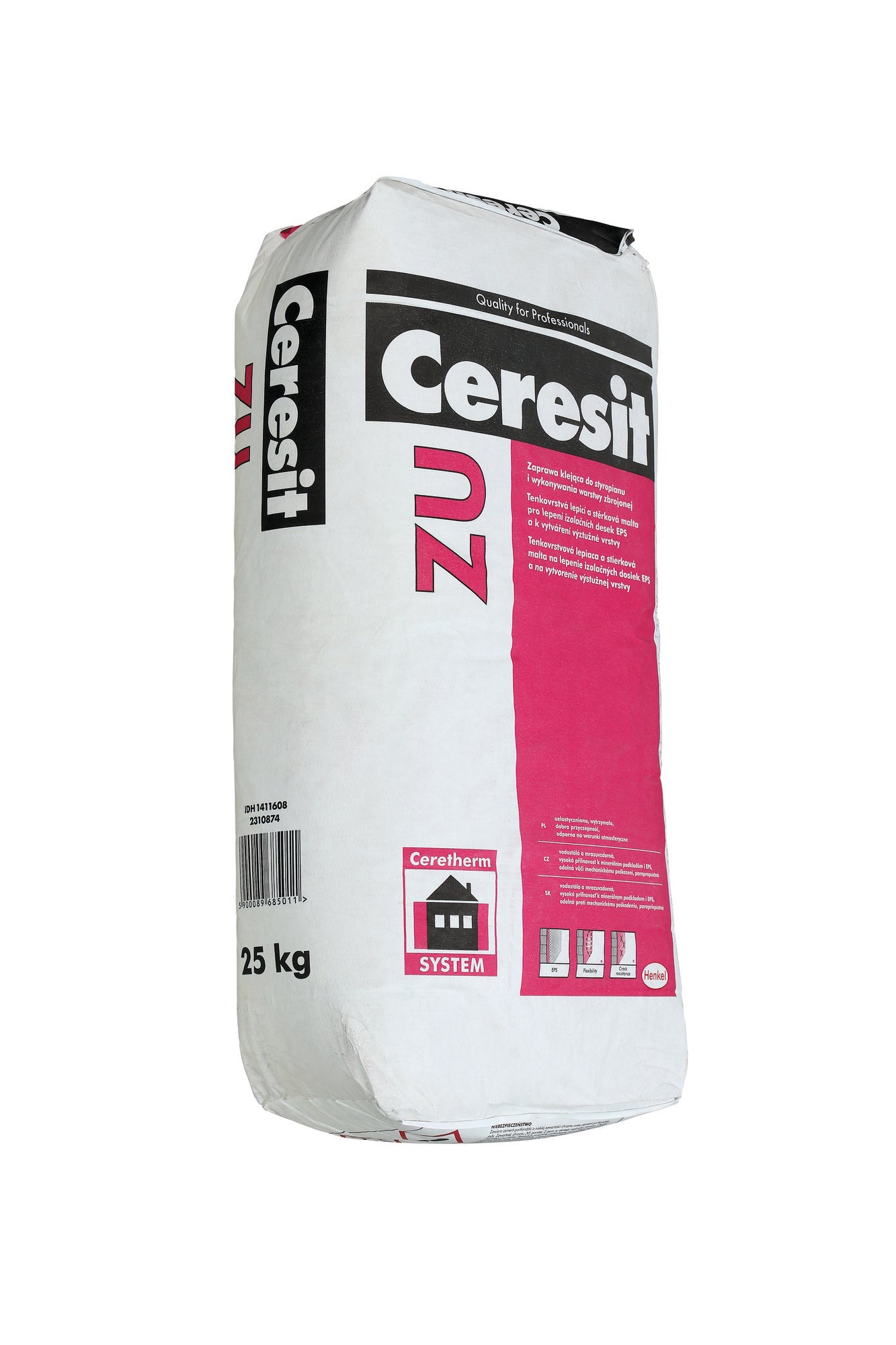 Zaprawa klejąca do styropianu i wykonywania warstwy zbrojnej Ceresit ZU 25 kg 1