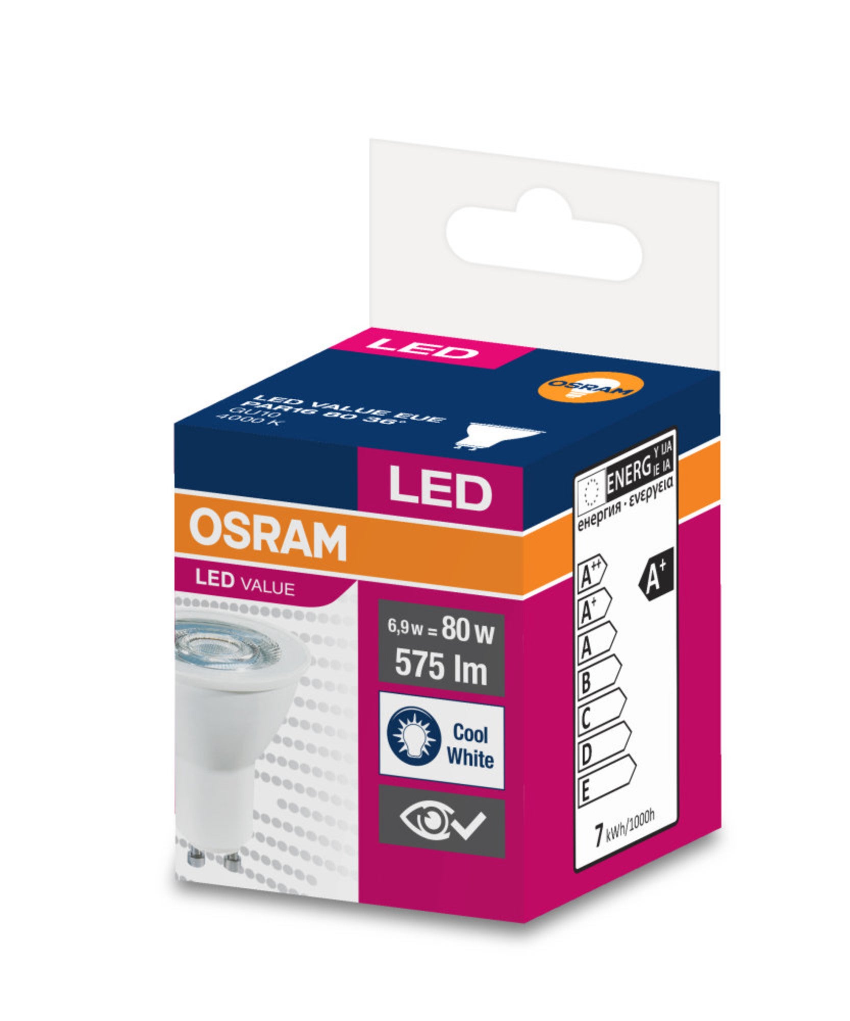 Żarówka LED GU10 6,9W 575lm 4000K 1