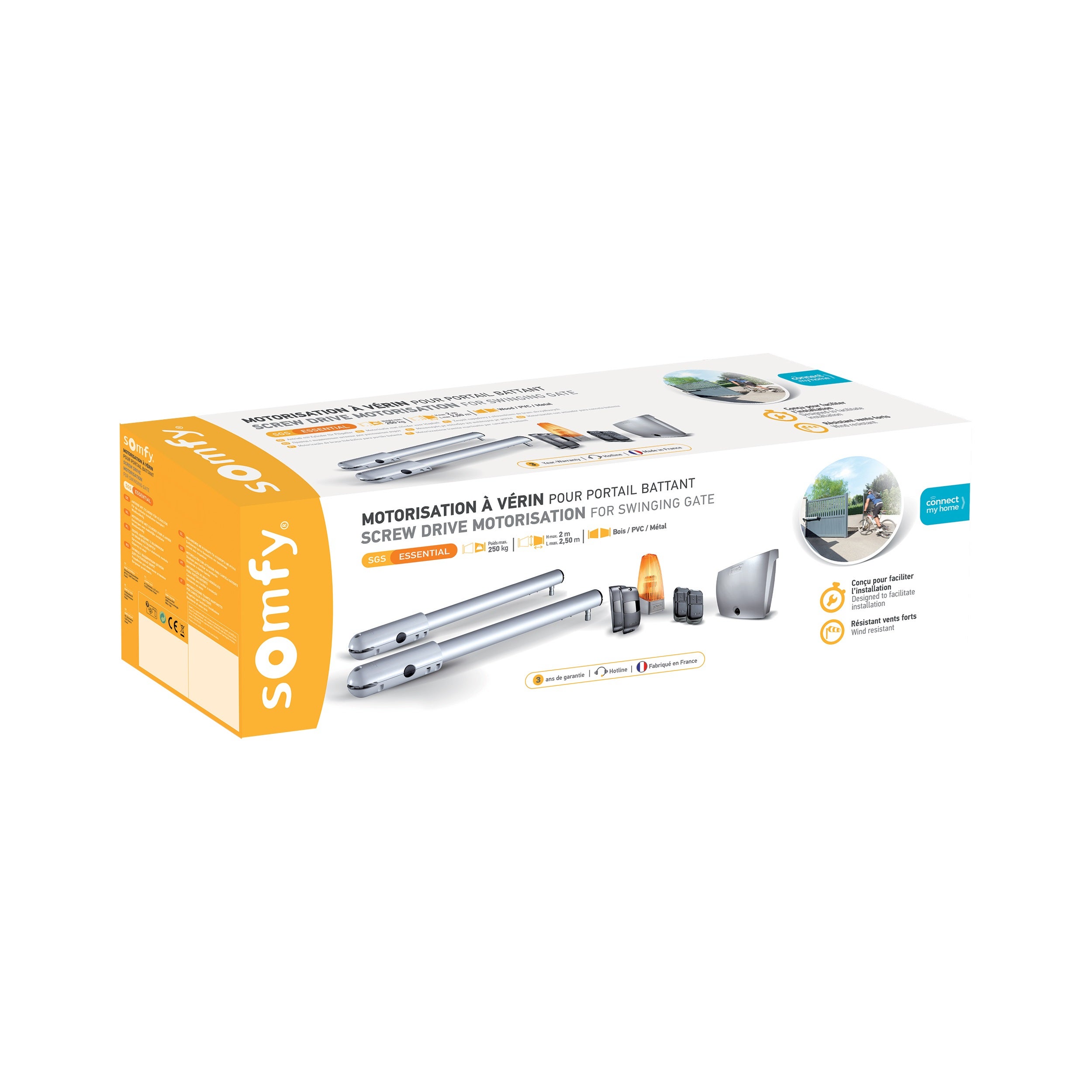Napęd do bramy dwuskrzydłowej SGS Essential SOMFY 3