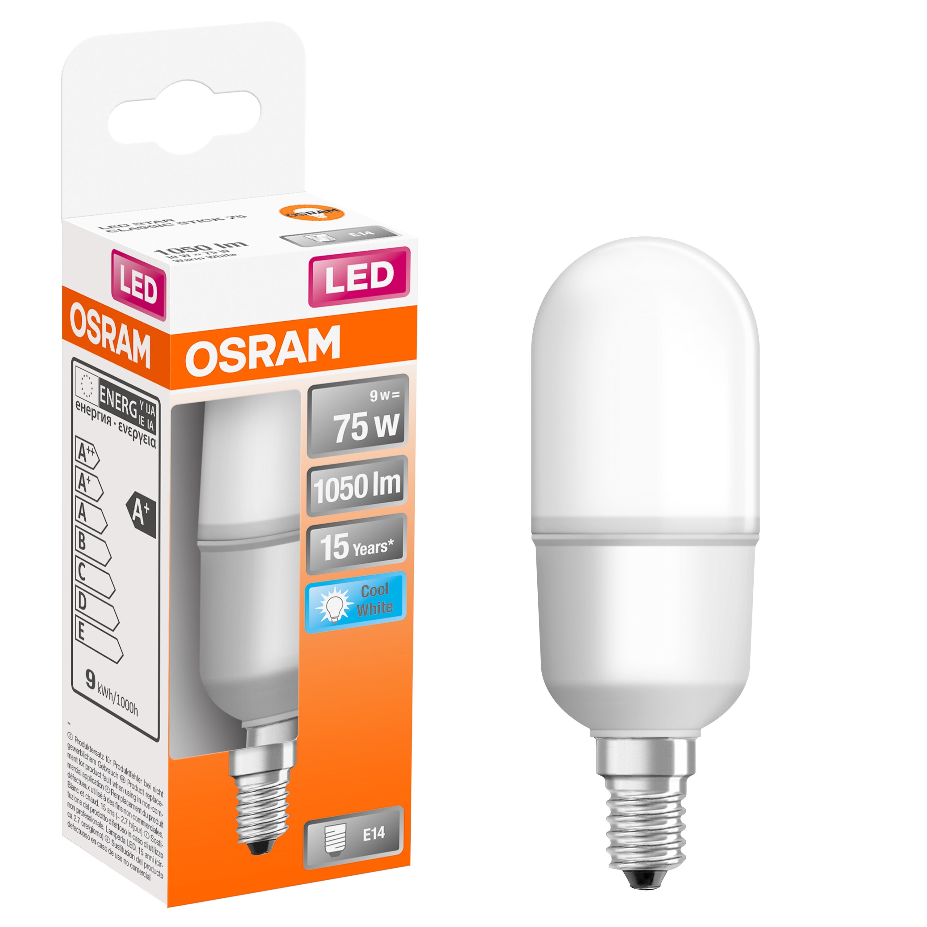 Żarówka LED E14 stick 10W 1050lm 4000K 3