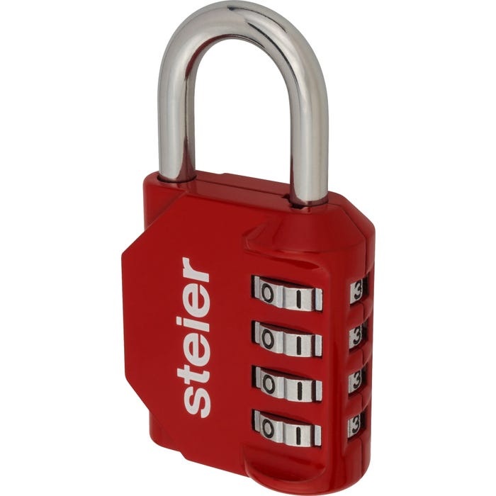 Kłódka znalowa STEIER 4-szyfrowa