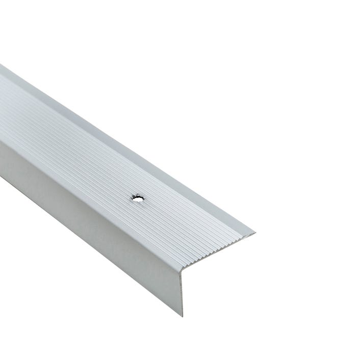 Kątownik schodowy aluminiowy srebrny 40x25x1.5mm 2m