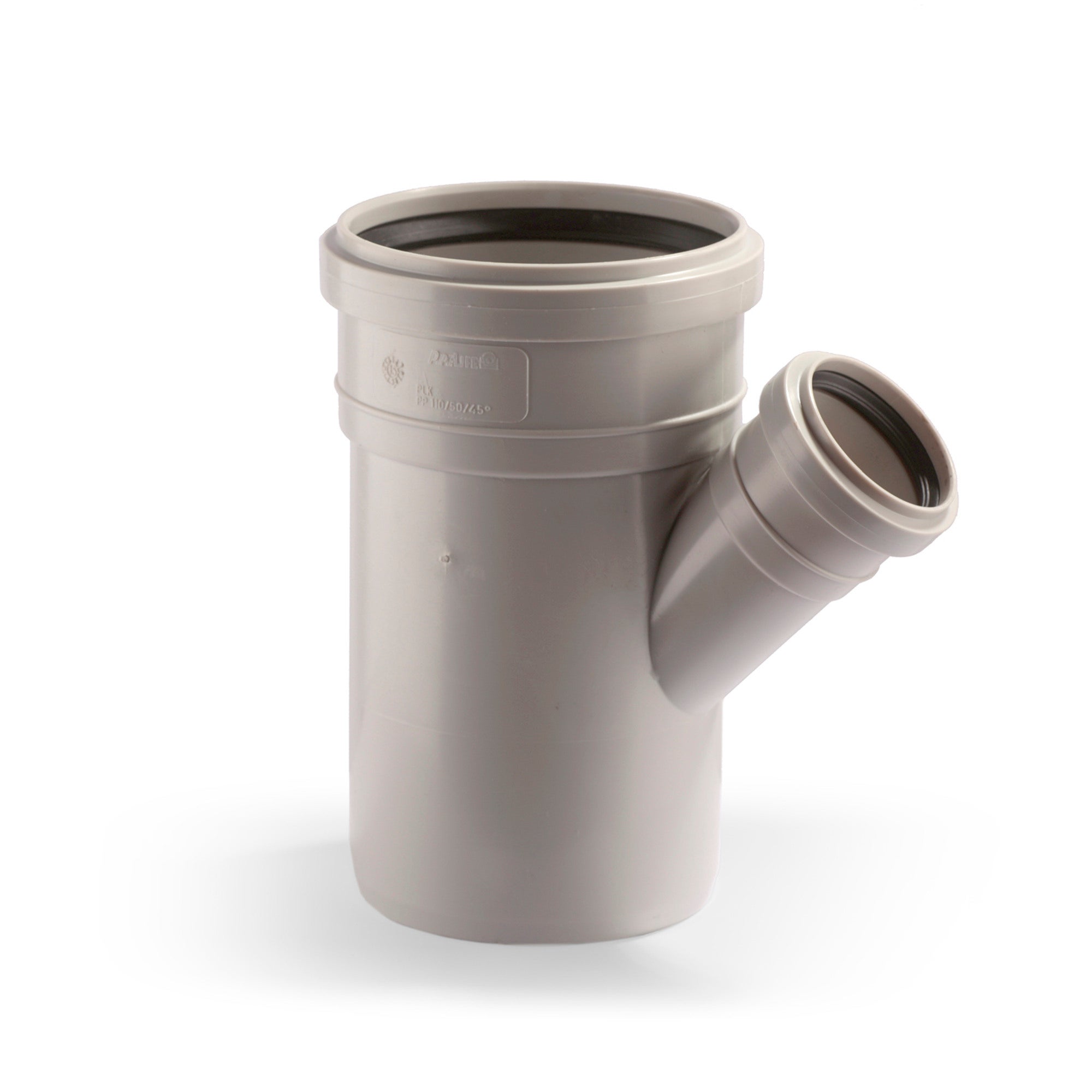 Trójnik kanalizacyjny 45° 110/50 mm