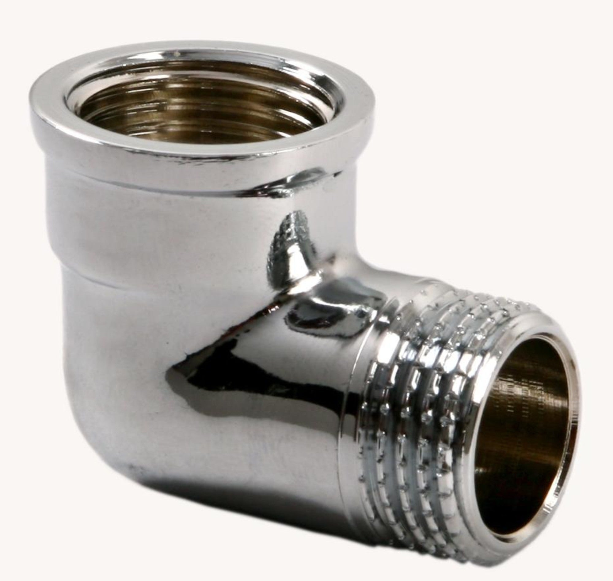 Kolano mosiężne GW/GZ 3/4" chrom