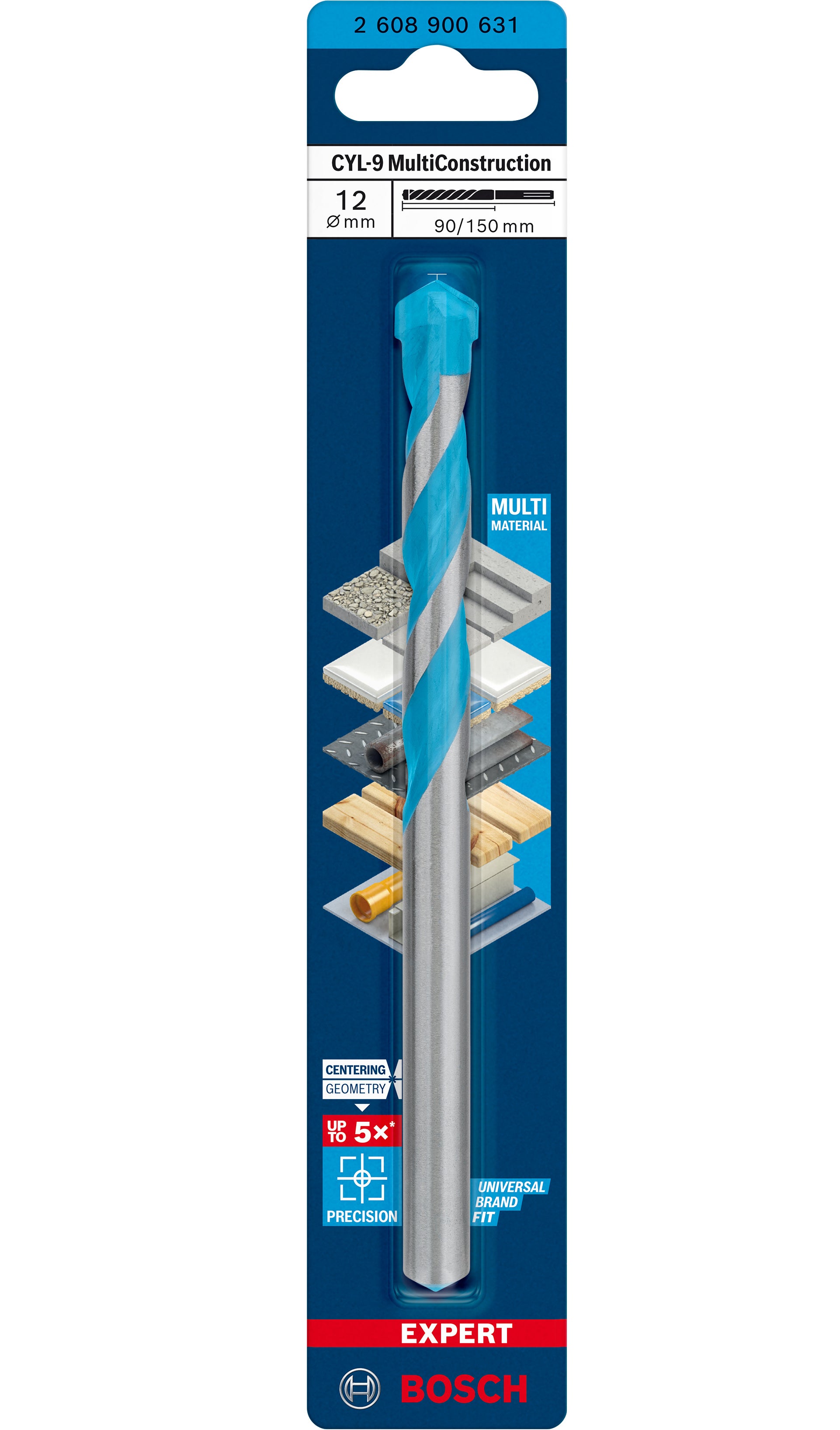 Wiertło wielozadaniowe MULTICONSTRUCTION 12x150 mm Bosch 1