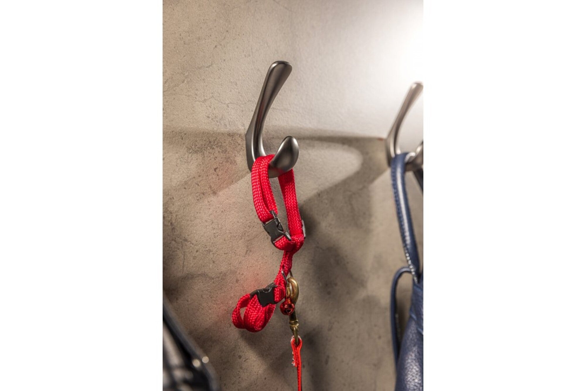 Wieszak podwójny jasny grafit  3