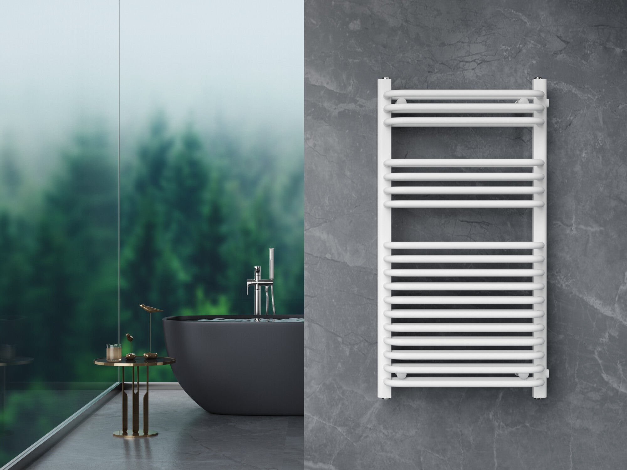 Grzejnik łazienkowy CL 940X500 710W biały 2