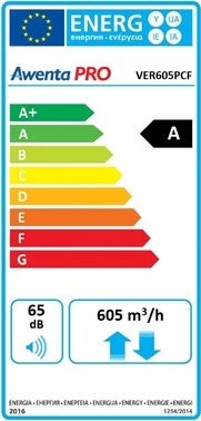 Centrala wentylacyjna Auros 605 prawa + constant flow VER605PCF 1
