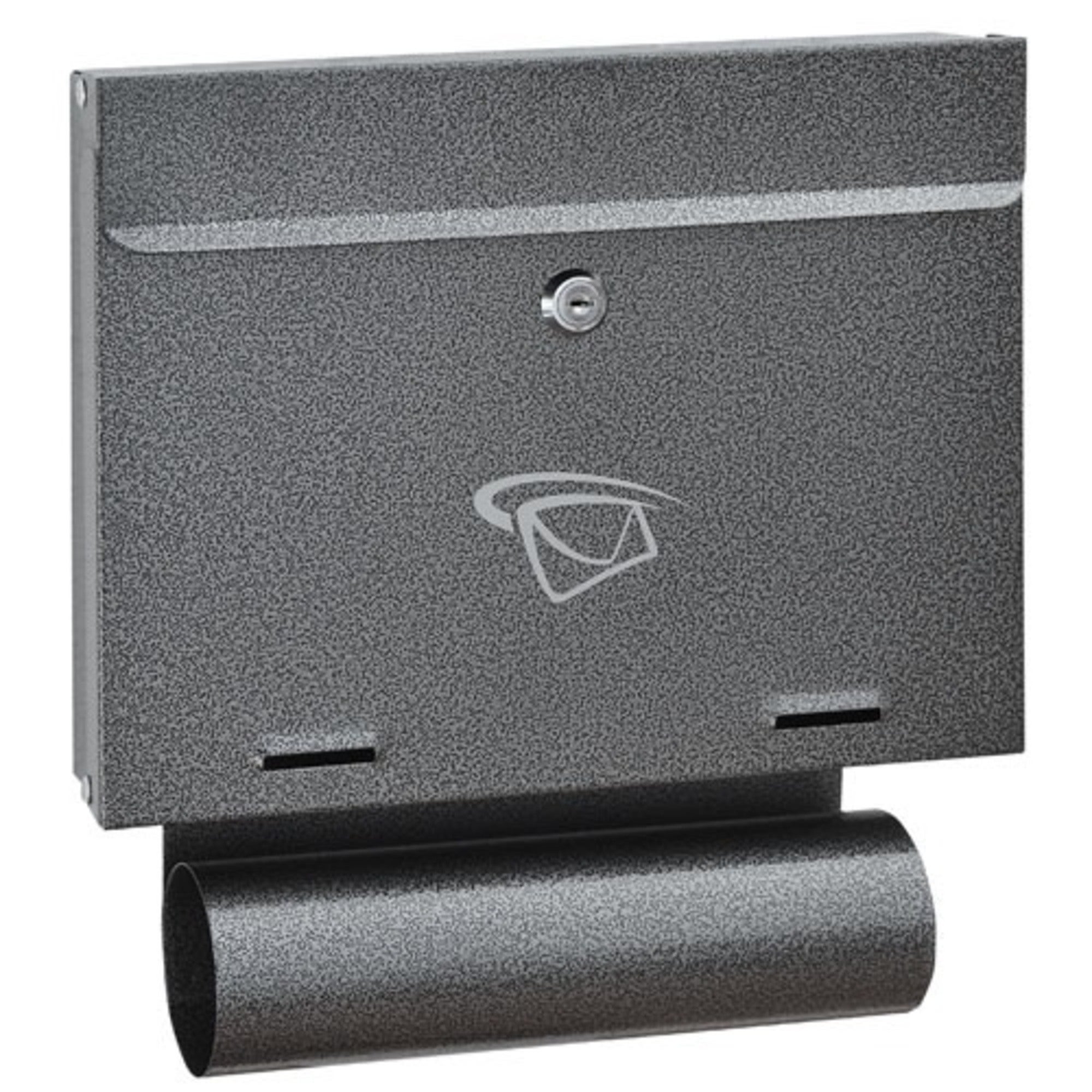 Skrzynka na listy z tubą grafit 340x310x60 mm A4