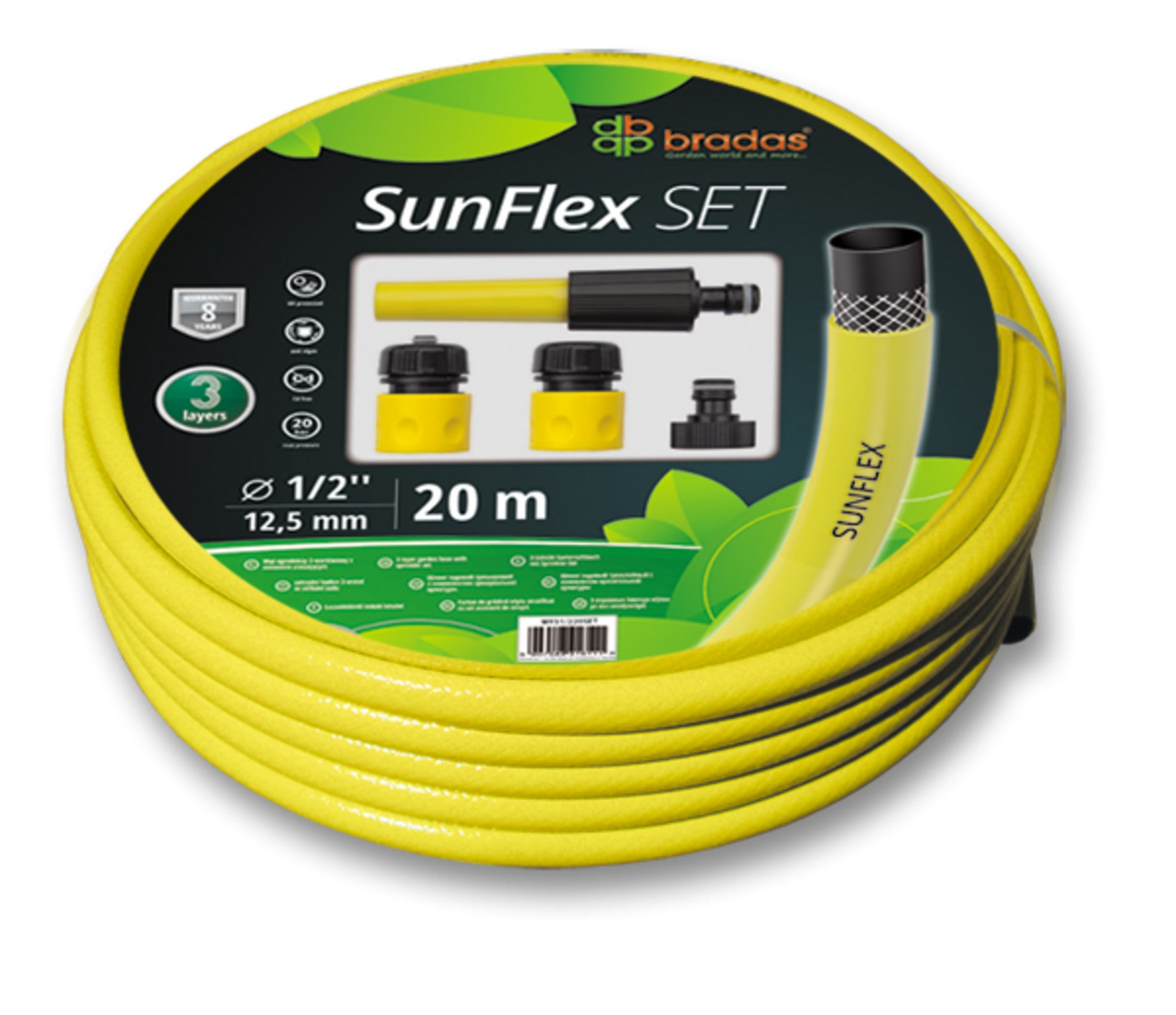Zestaw do zraszania Sunflex 1/2 cala, 20 m