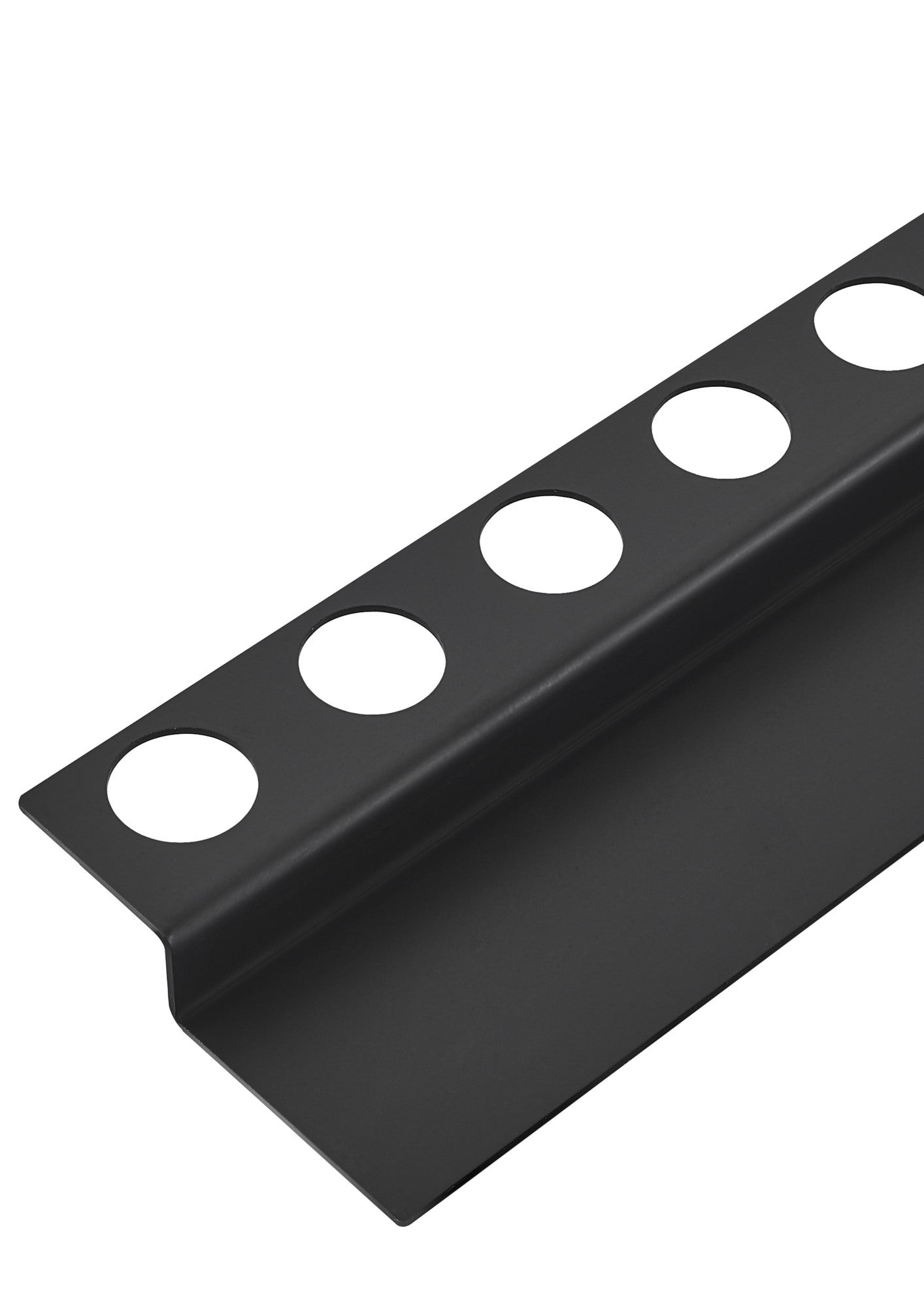 Listwa spadkowa podłogowa czołowa 130 cm czarna 2