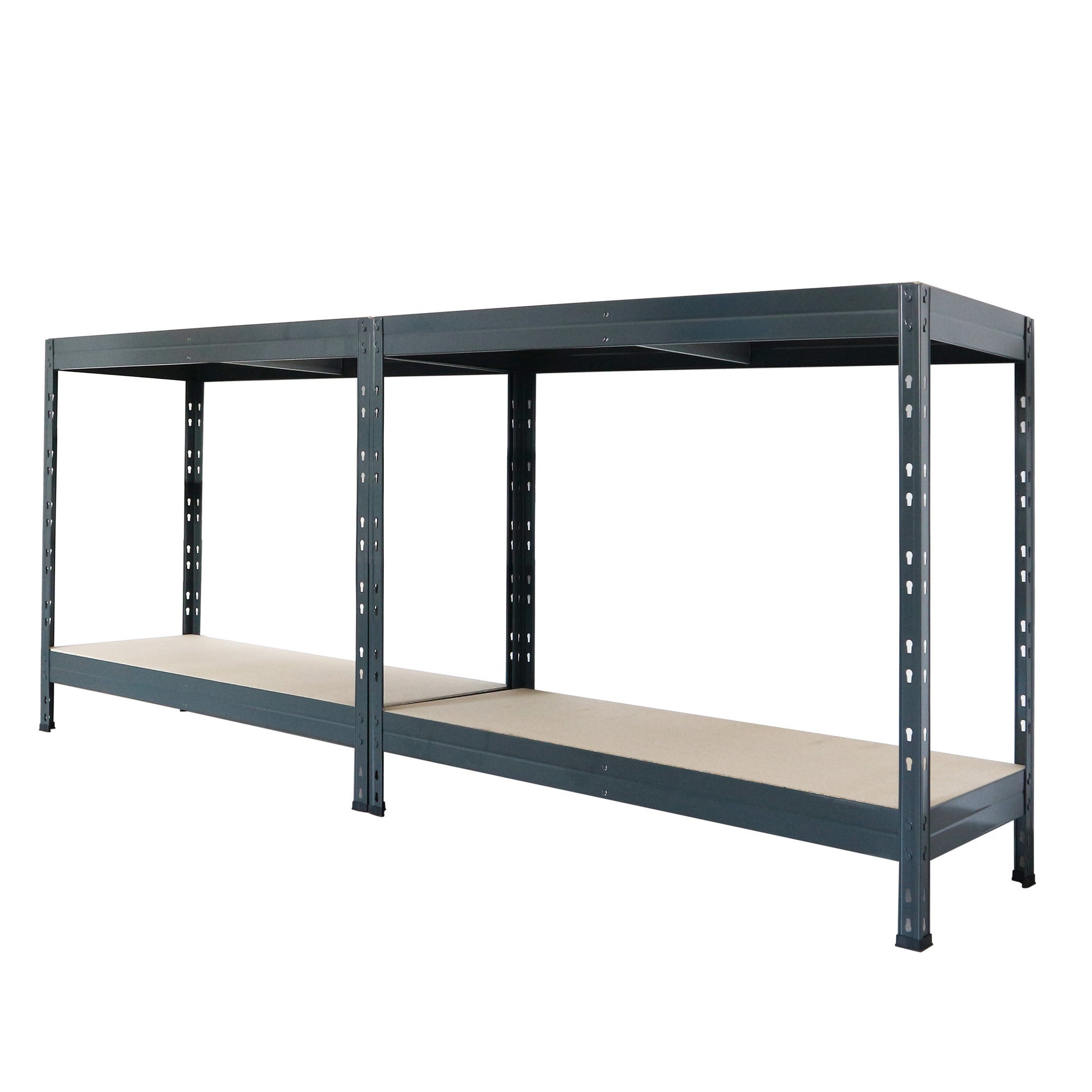 Regał magazynowy Rivet wym. 180x90x45 cm, 4 półki, nośćność 360 kg 1