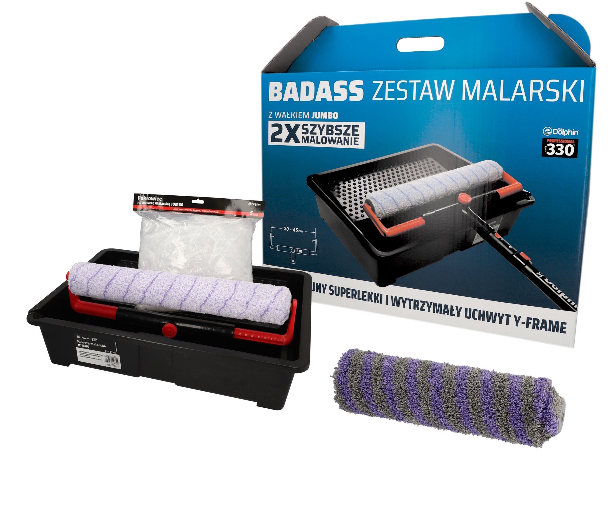 Zestaw malarski Blue Dolphin Badass 4 elementy 1