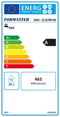 Elektryczny ogrzewacz wody Dafi 3,7 kW z baterią 1