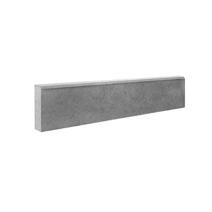 Obrzeże chodnikowe Bruk-Bet szare 100x20x6 cm