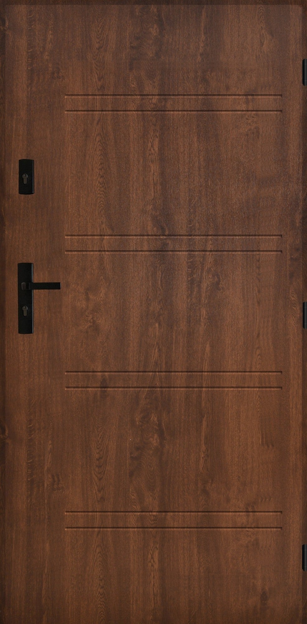 Drzwi zewnętrzne Gliwice orzech 90 lewe 0