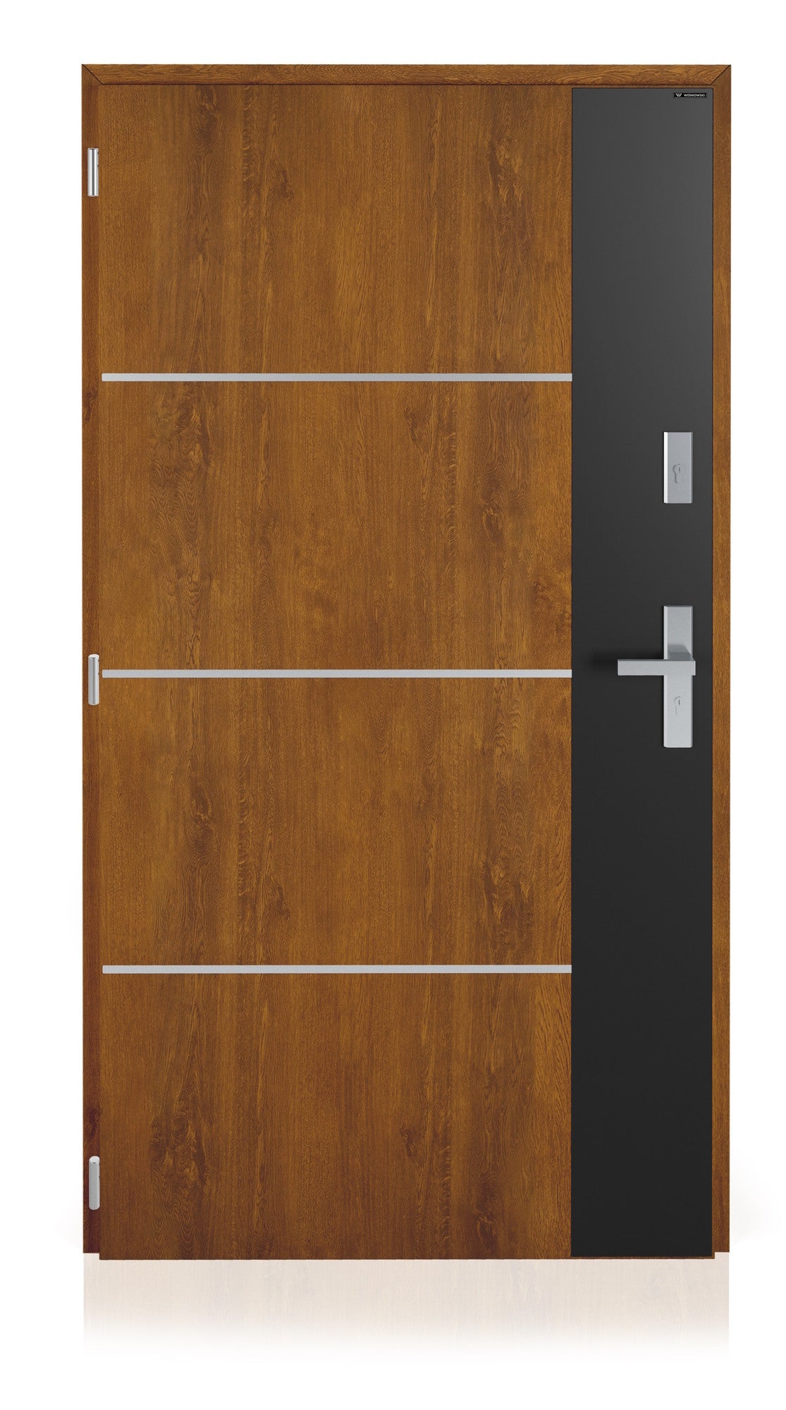 Drzwi zewnętrzne Nex Solid złoty dąb 90 lewe