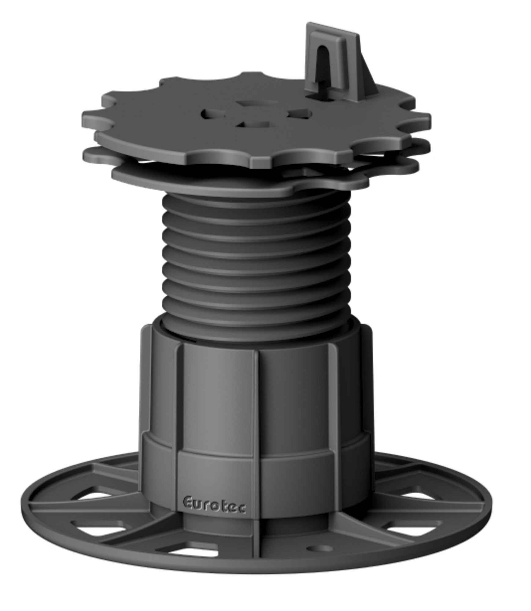 Wspornik tarasu regulowany 67-117 mm z L-Adapter czarny (30 szt.) 0