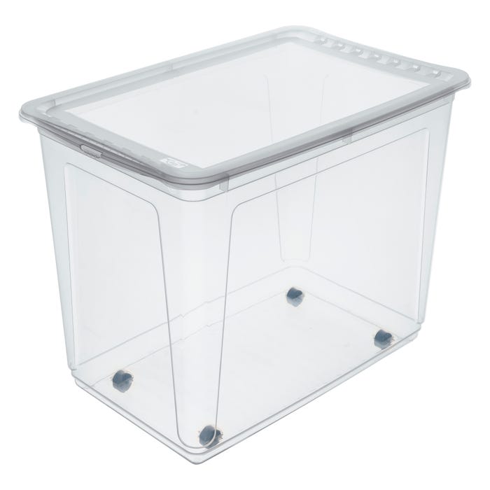 Pojemnik Bert clearbox z kółkami 63 l