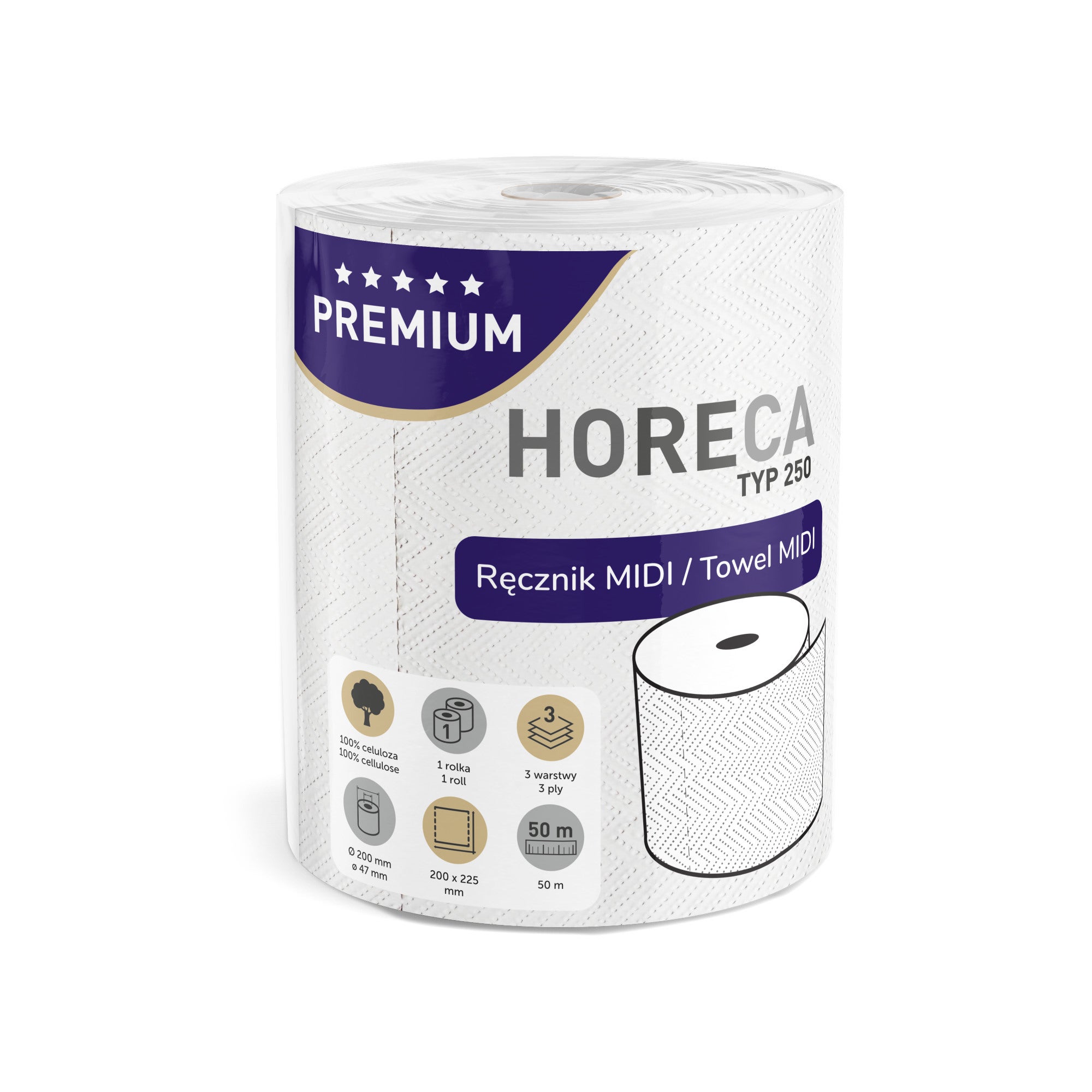 Ręcznik papierowy Horeca Premium 1R 50m