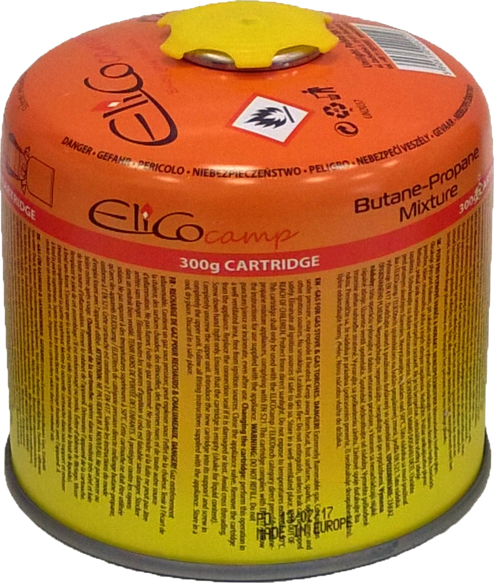 Nabój z gazem propan / butan ELICO 300 g.