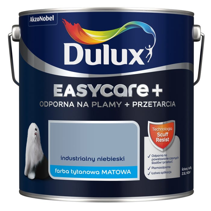 Farba Dulux EasyCare + industrialny niebieski 2,5l