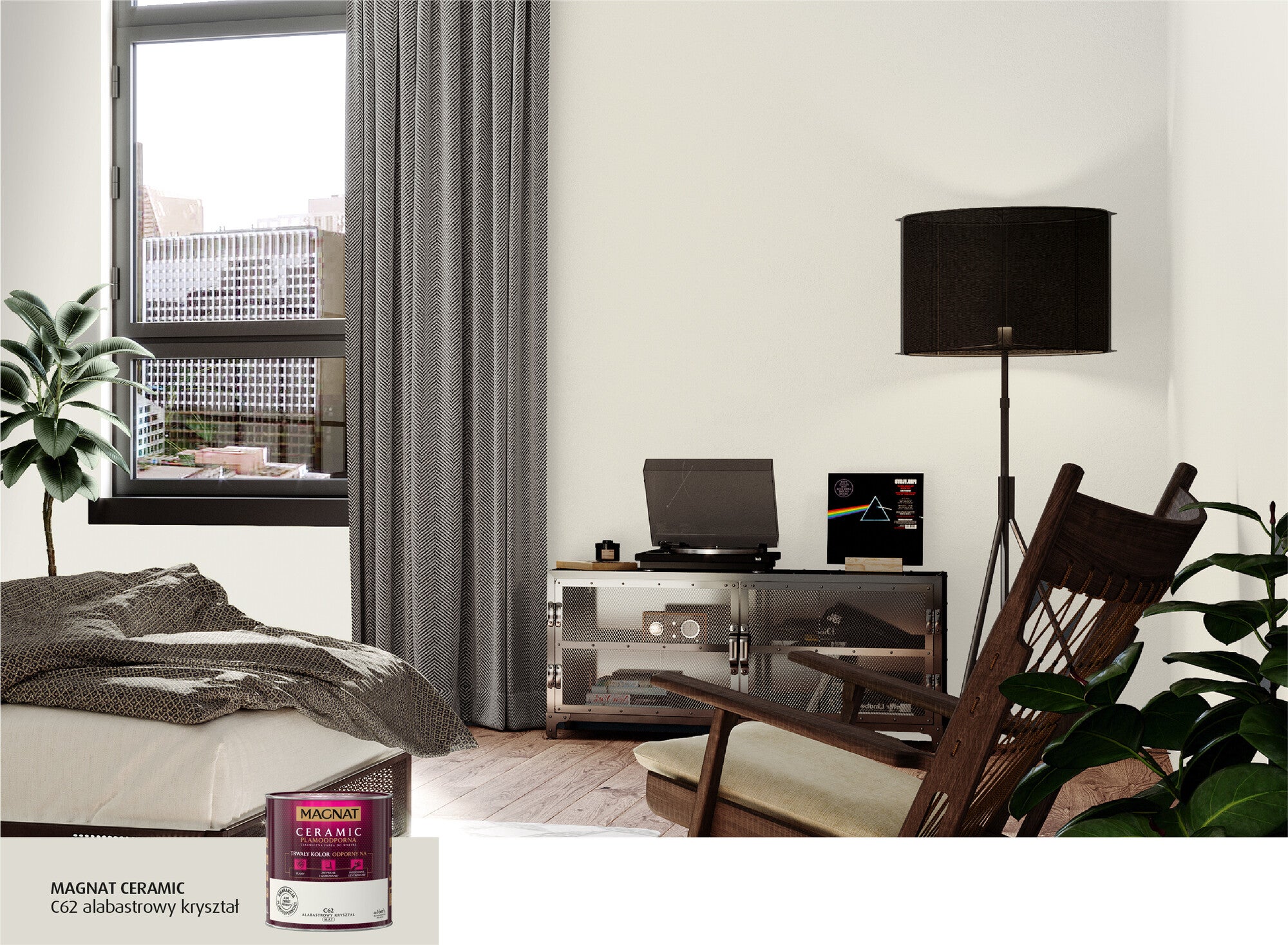 Farba Magnat Ceramic alabastrowy kryształ 2,5l 1