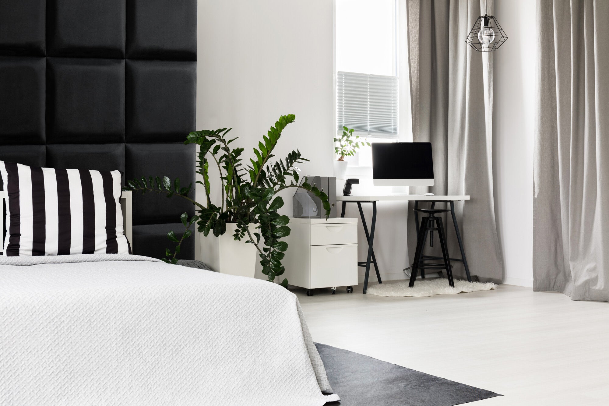 Panel tapicerowany SOFTLINE SL SQ 300x300 czarny 1