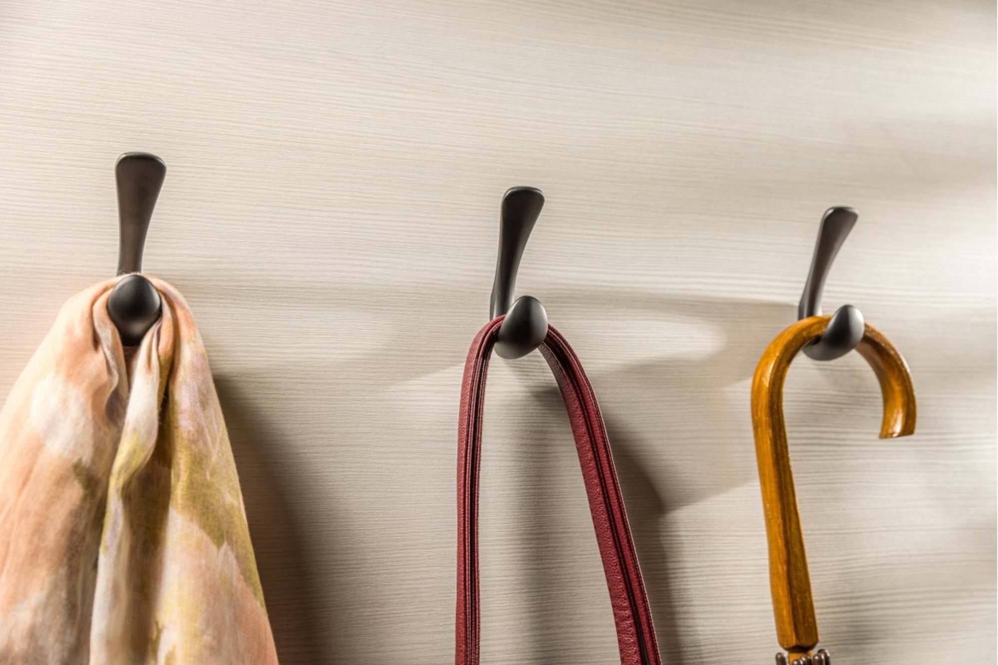 Wieszak podwójny czarny mat  2