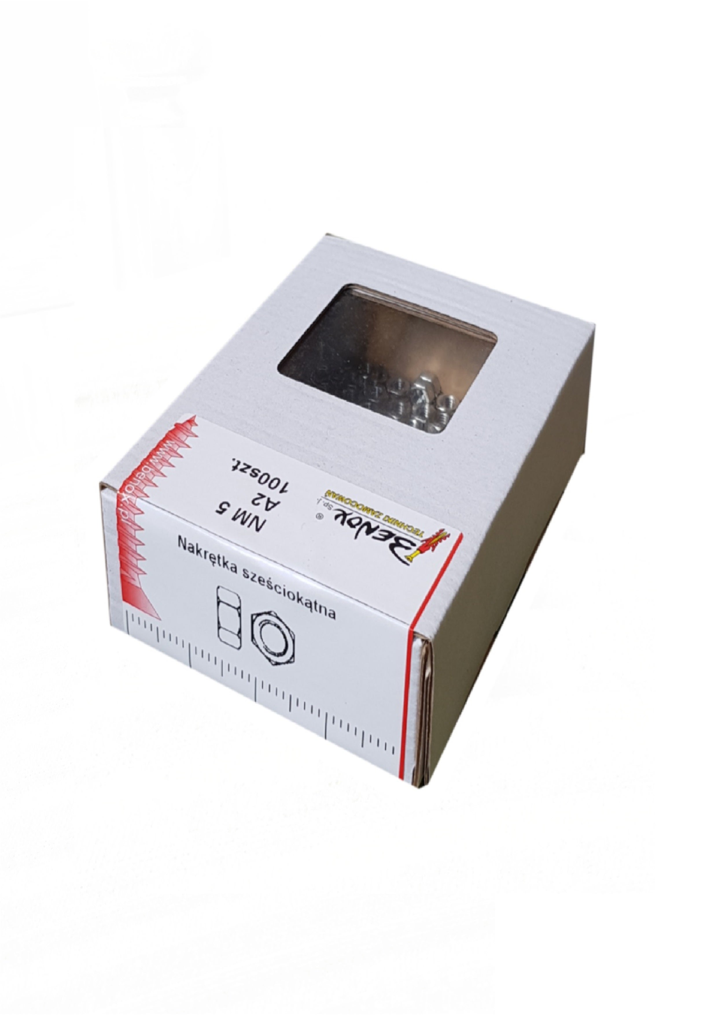 Nakrętki sześciokątne M5 (100 szt.) 1