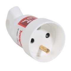 Gniazdo proste 16A z uziemieniem i uchwytem Legrand 0