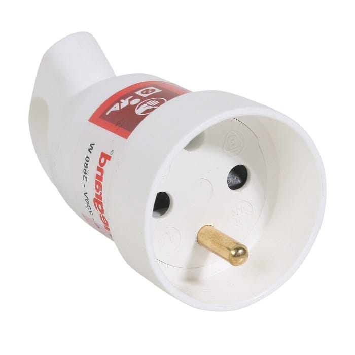 Gniazdo proste 16A z uziemieniem i uchwytem Legrand 0