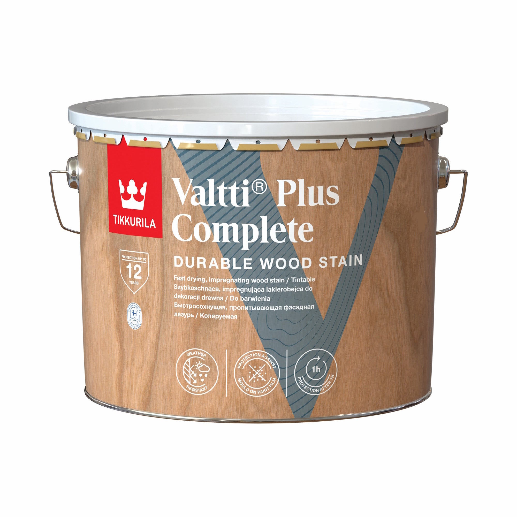 Lakierobejca Tikkurila Valtti Complete Plus 9l 0