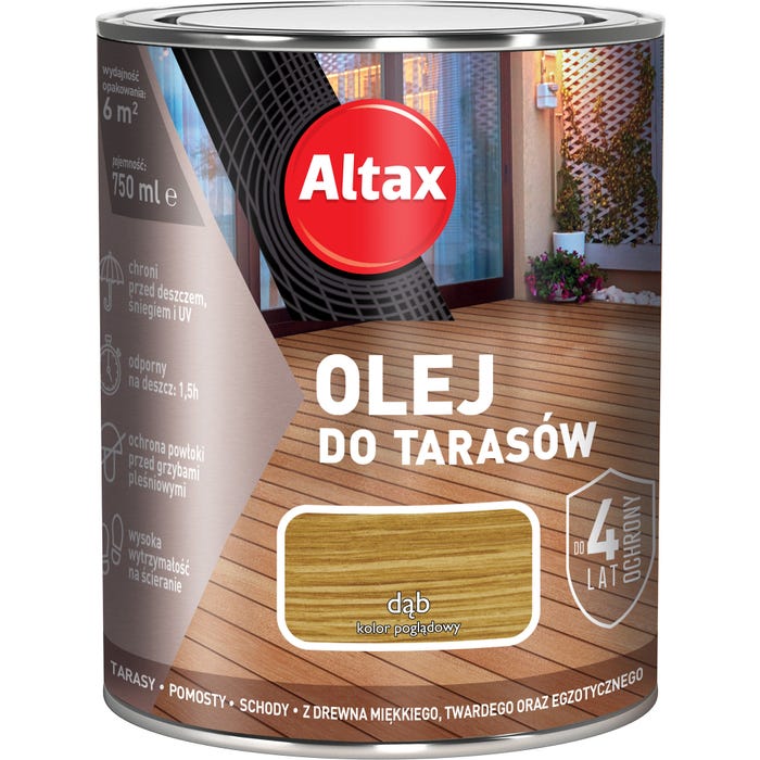 Olej do tarasu Altax dąb 0,75l
