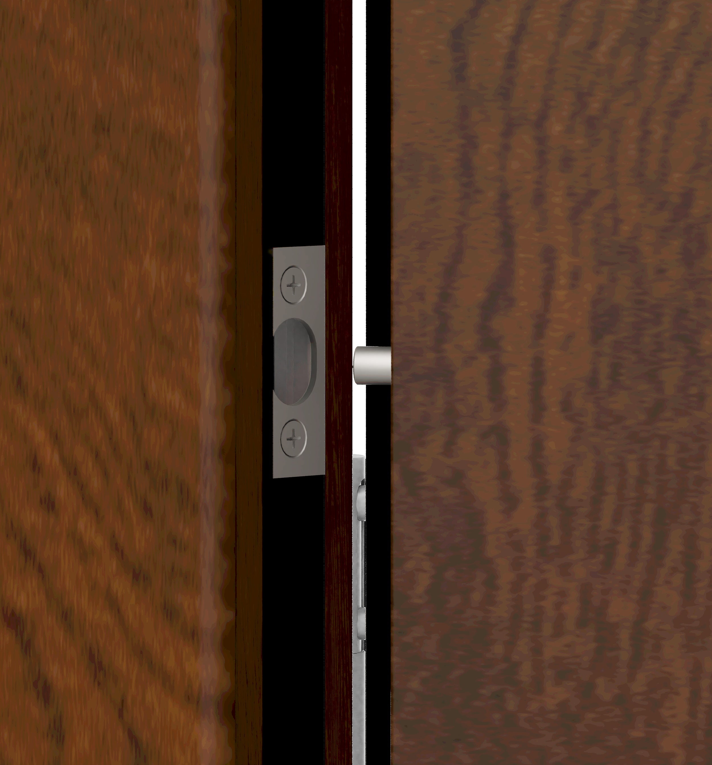 Drzwi zewnętrzne NOVIA Solid orzech 90 prawe 1