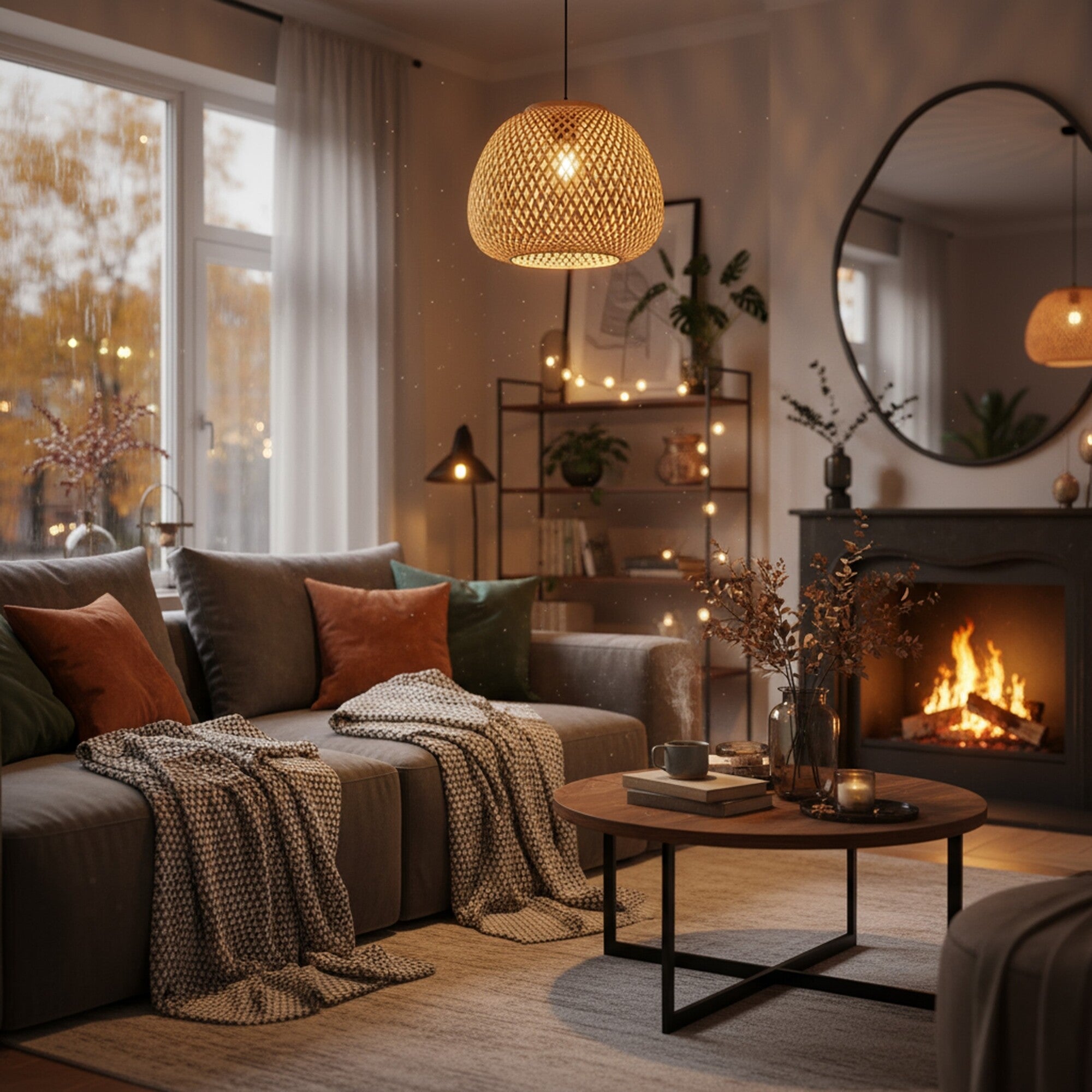 Lampa wisząca Zanzibar 1xE27 natural 3