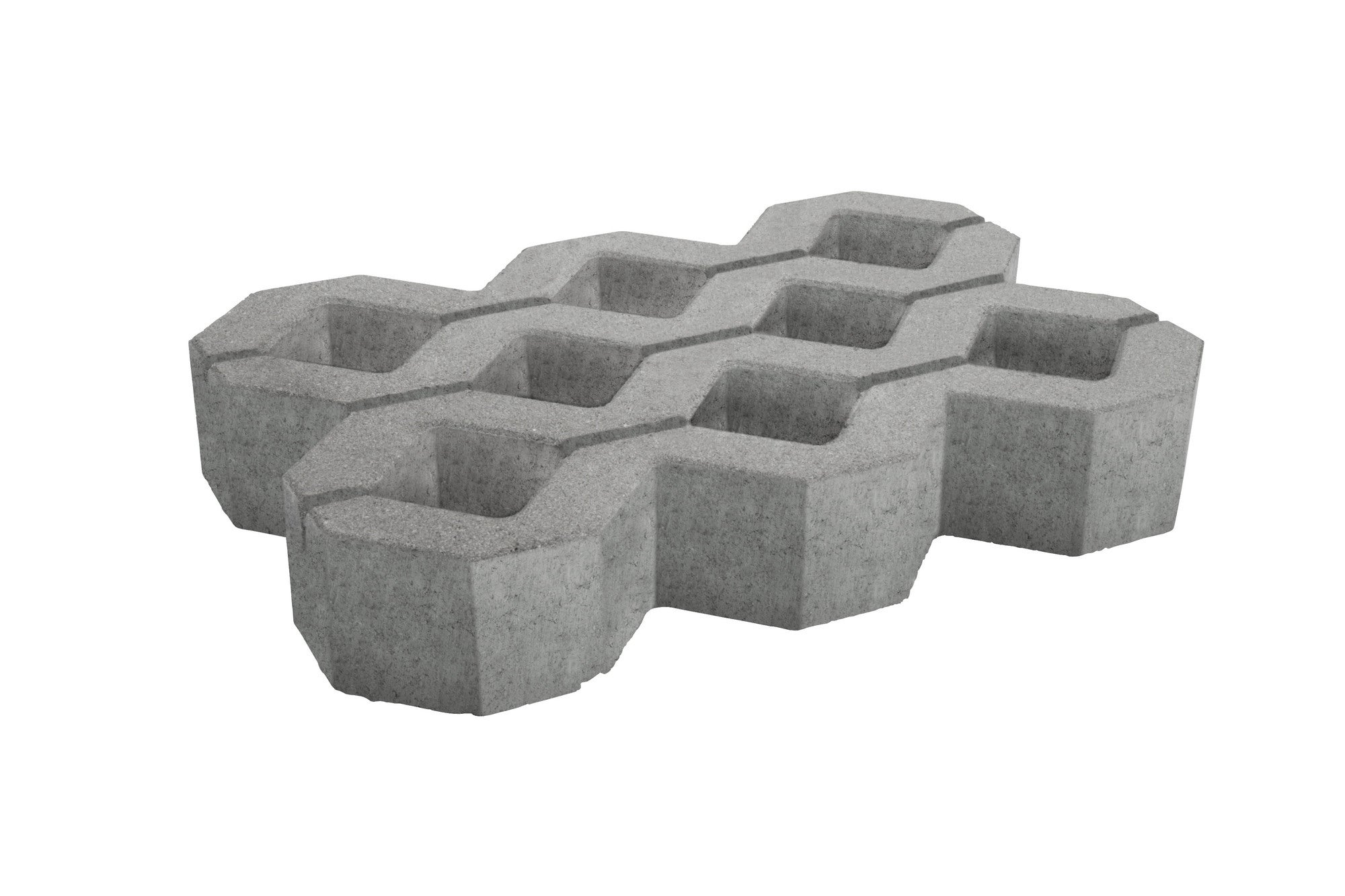 Płyta ażurowa, szara gr. 10 cm gładka wym.40x60 cm, Libet