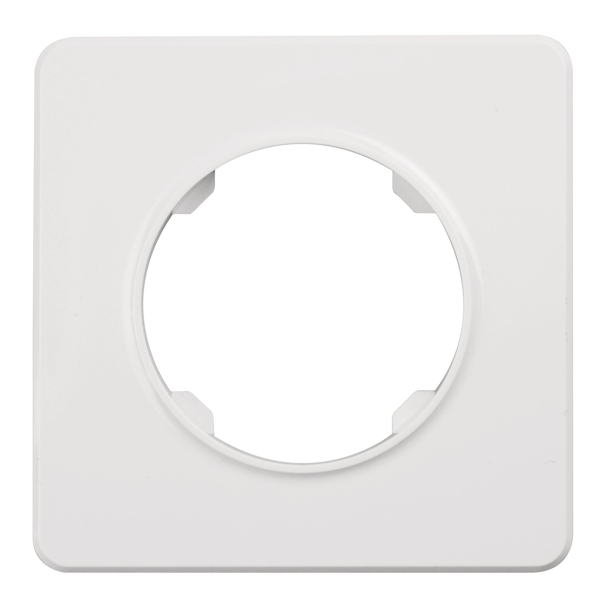 Oval biały ramka pojedyncza