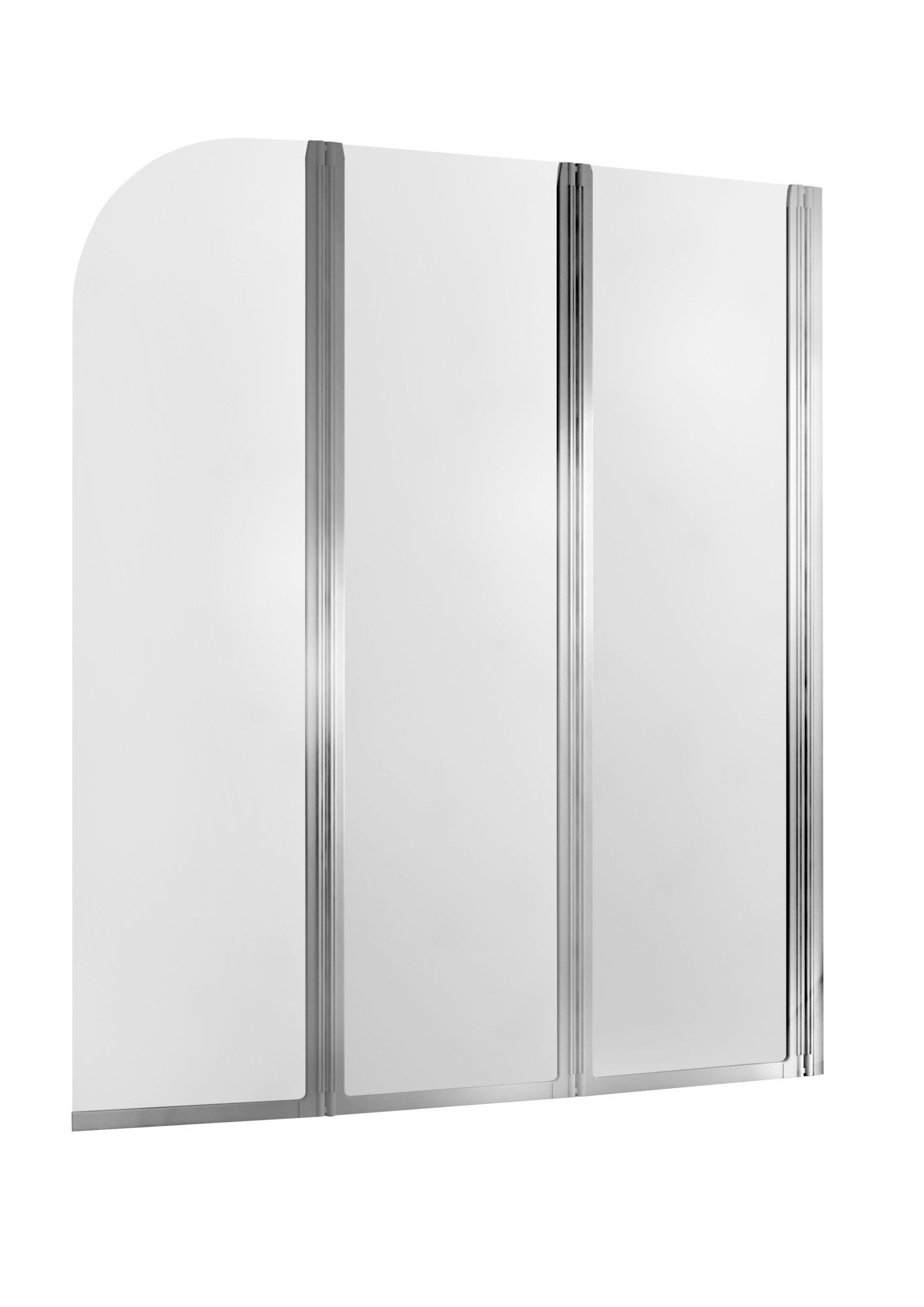 Parawan nawannowy Modern 140 x 120 cm chrom