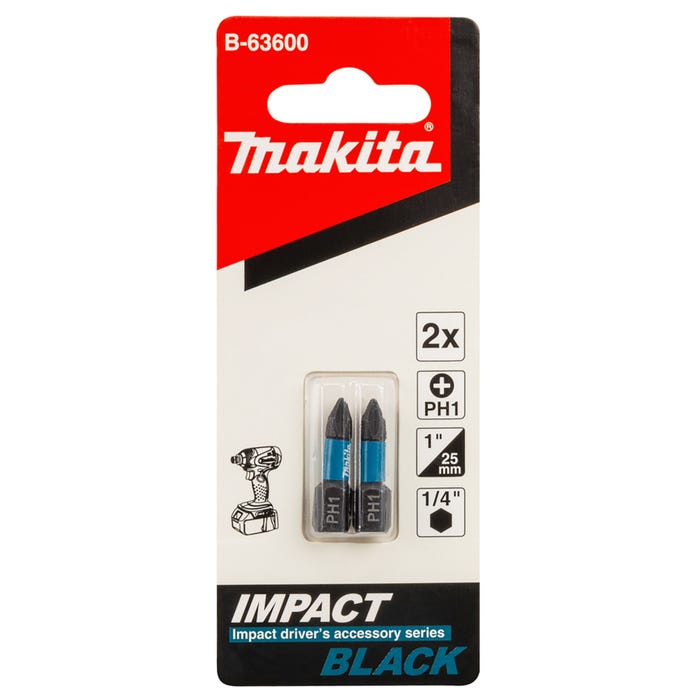 Bit wkrętarkowy Makita PH1-25mm 2.szt