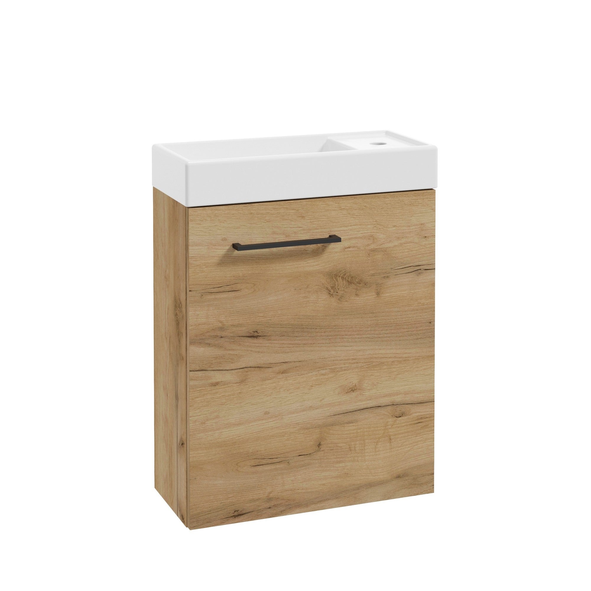 Zestaw szafka z umywalką Metro 50 cm dąb złoty 