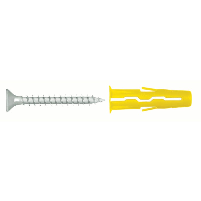 Kołek uniwersalny UNO 5x24 mm z wkrętem 3.5x30 mm (40 szt.)