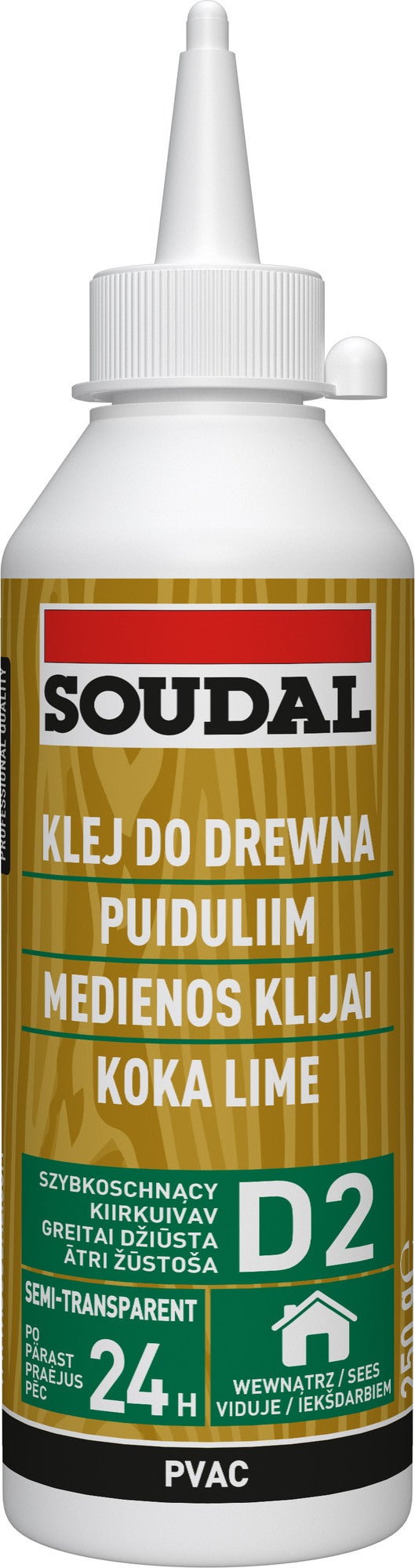 Klej do drewna Soudal 250ml 0