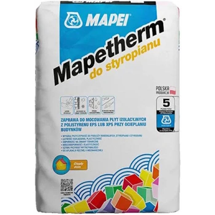 Klej Mapetherm do styropianu 25kg