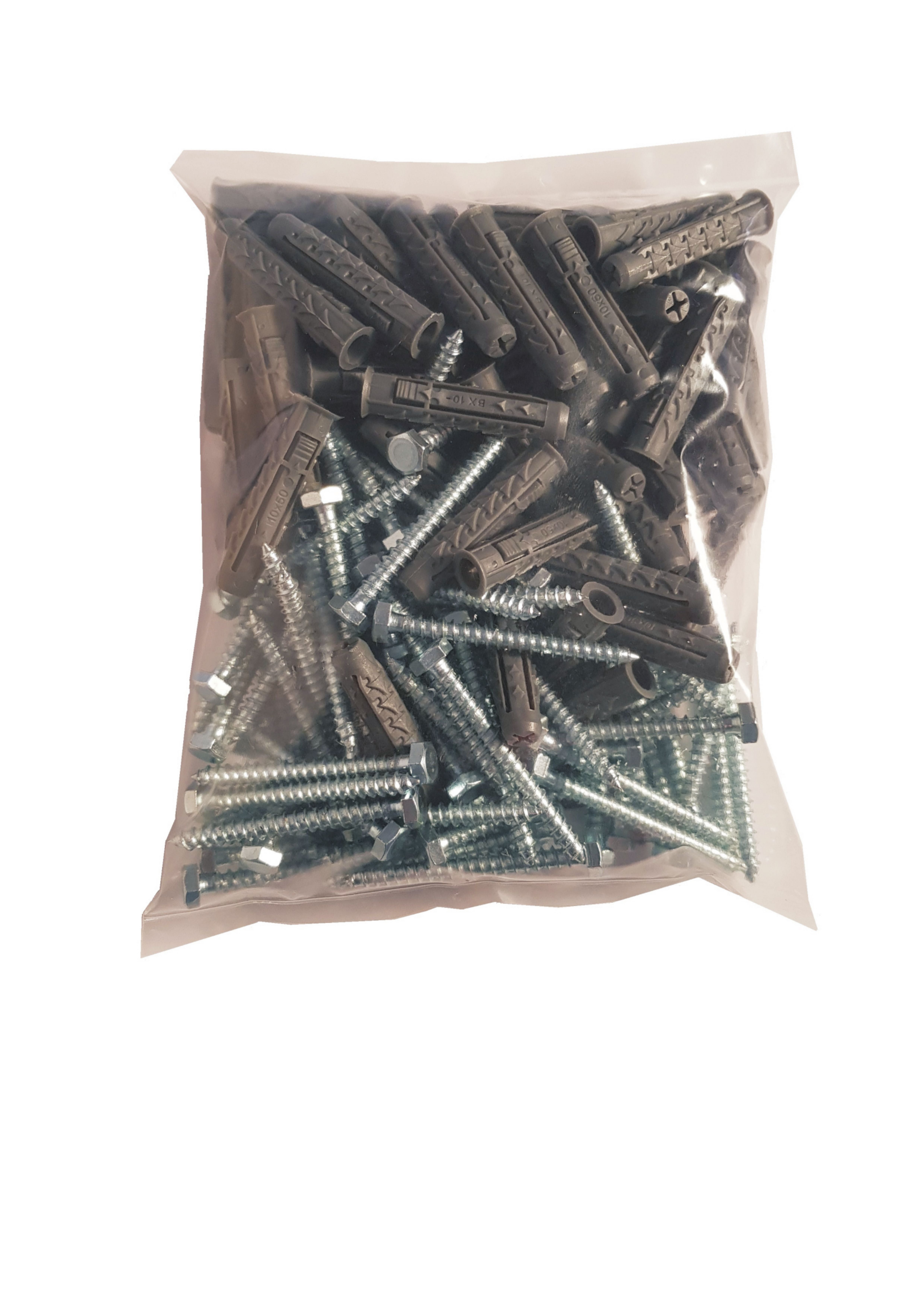 Kołek rozporowy fi 10 z wkrętem 6.0x60 mm (70 szt.) 2