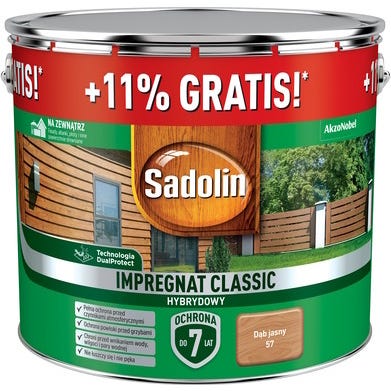 Impregnat hybrydowy Sadolin Classic dąb jasny 10l