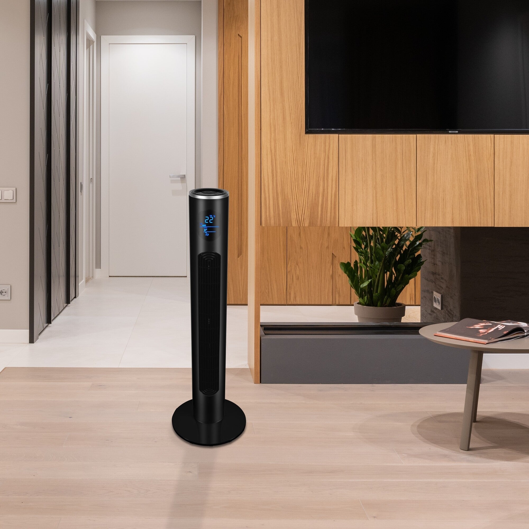 Wentylator wieżowy 50W z 12 godzinnym timerem z pilotem 1