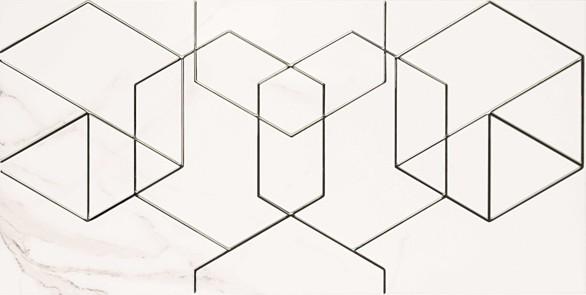 Dekor ścienny Vicenza White 29,8x59,8 cm